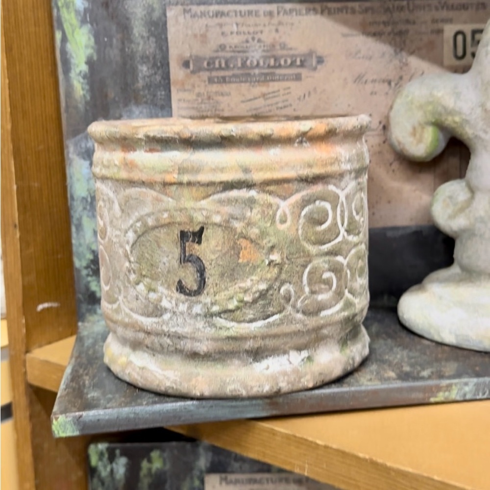 French Country Style Ceramic Pot